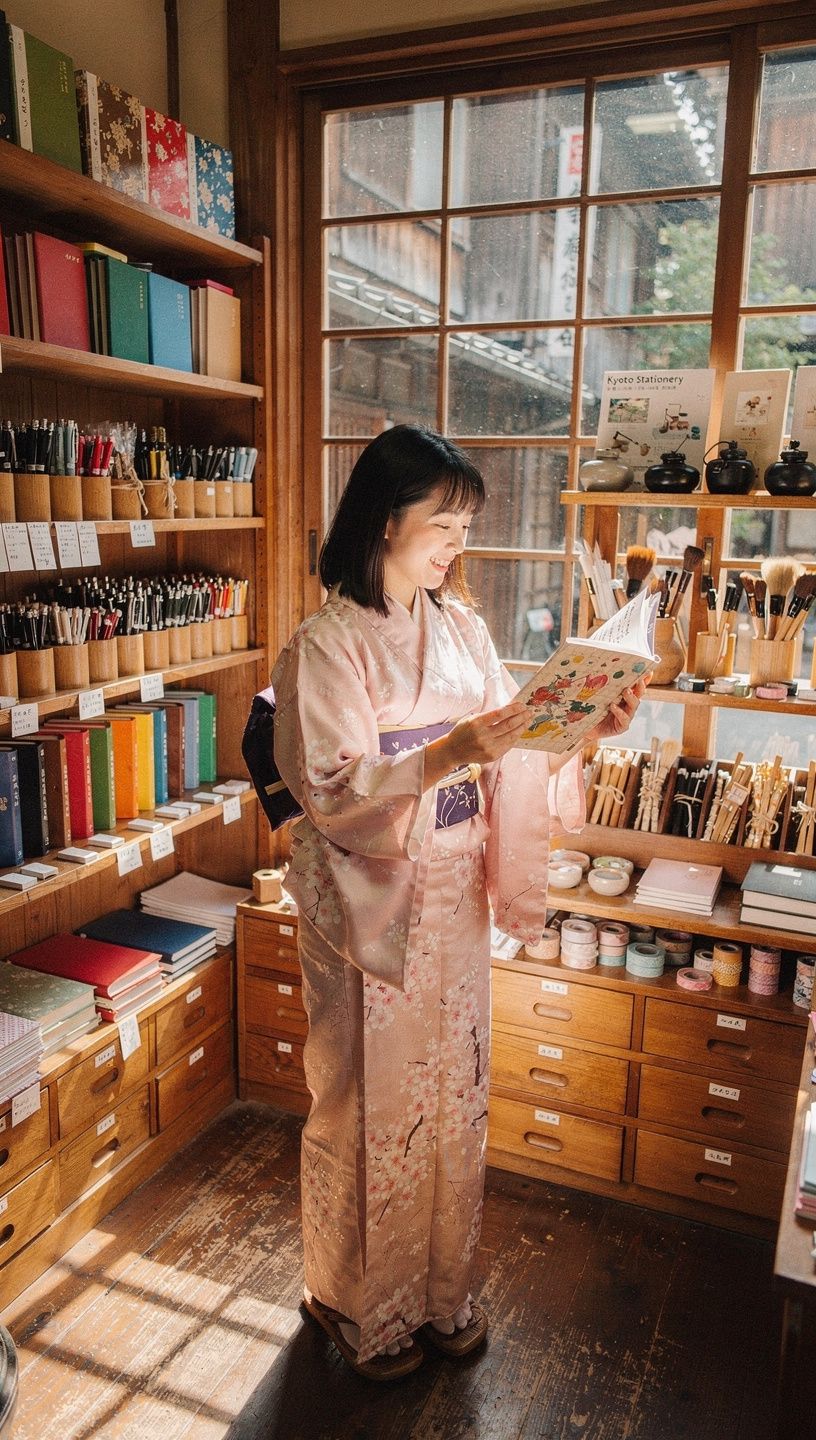 さまざまな種類の鉛筆と消しゴムが並んだコーナー