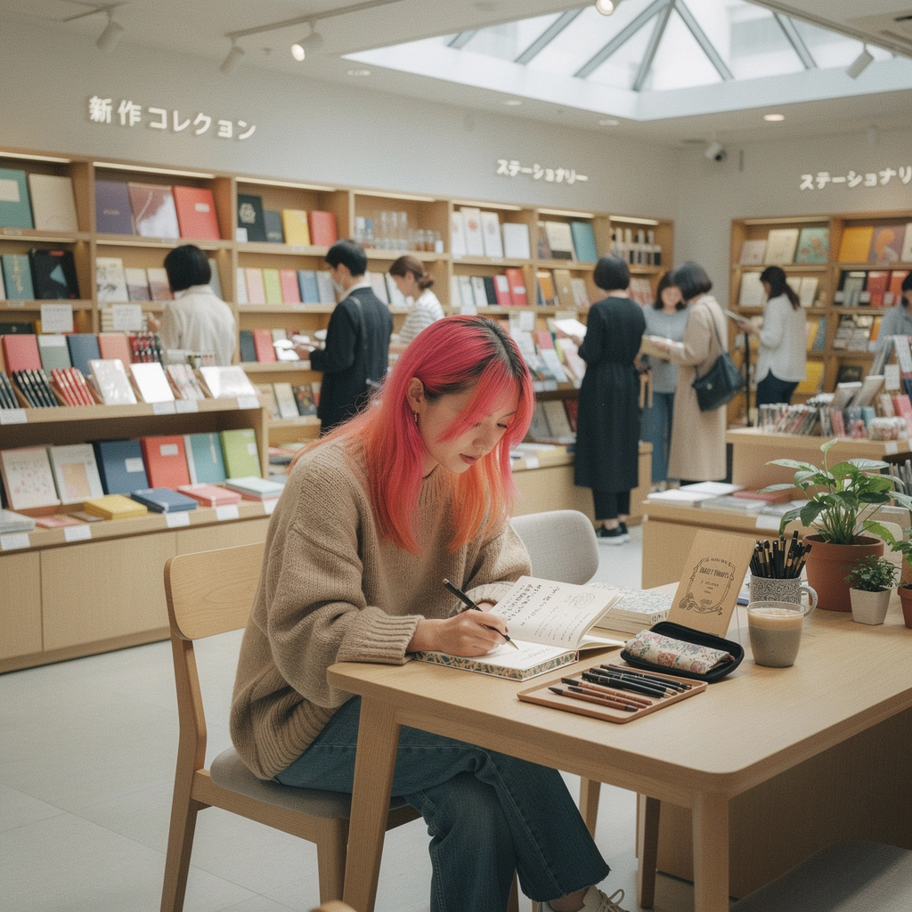 おしゃれな文房具を使ったデスクのスタイリング例